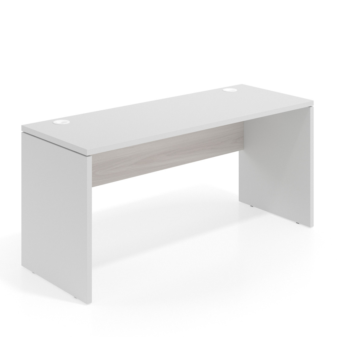 mesa de escritorio 100x68 blanco mate california workplus mesa individual fondo 68cm 1