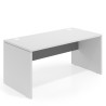 mesa de escritorio 100x80 blanco mate gris tormenta workplus mesa individual fondo 80cm 1