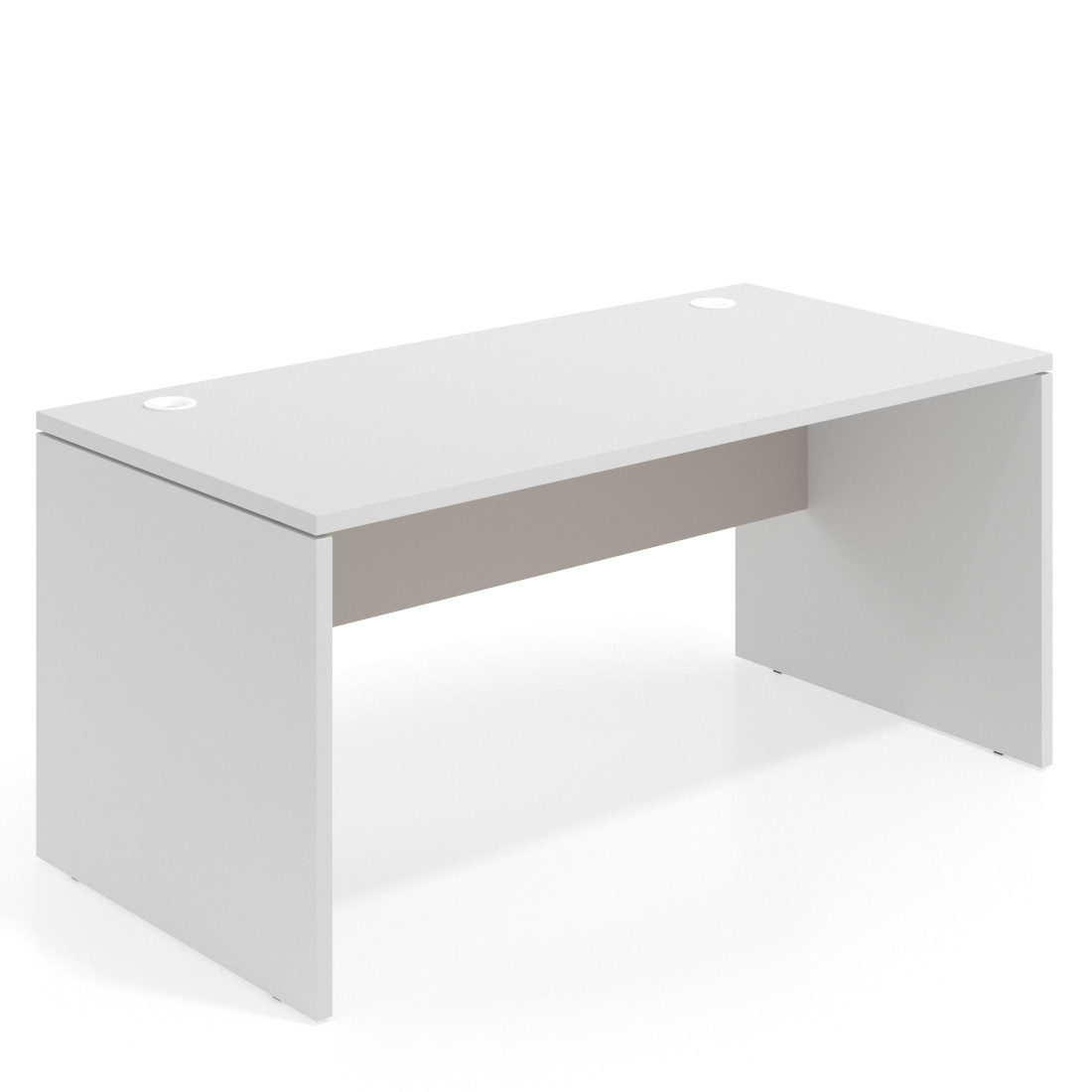 mesa de escritorio 100x80 blanco mate gris coco workplus mesa individual fondo 80cm 1