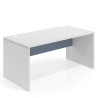 mesa de escritorio 140x80 blanco mate azul talco workplus mesa individual fondo 80cm 1