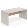 mesa de escritorio 100x80 california rosa talco workplus mesa individual fondo 80cm 1