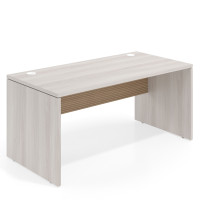 Mesa de Oficina Work Plus fondo 80 diseño rayado - 120X80, California/Rayado Natural