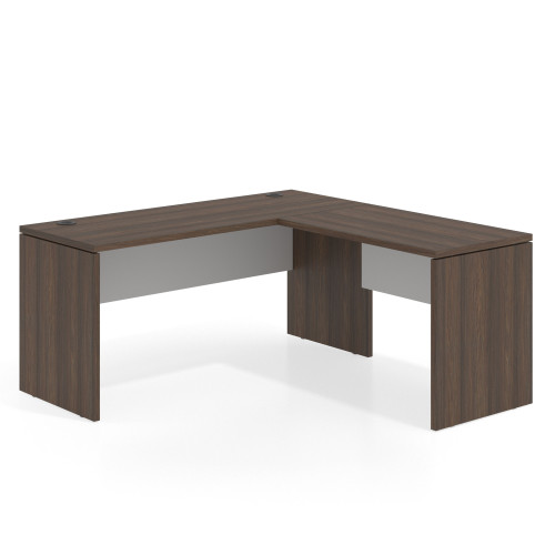 Mesa de Escritorio con ala Work Plus fondo 60 estructura mistral - 140X160