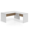 mesa en l 180x180 blanco mate rayado natural workplus mesa fondo 80cm con ala 1