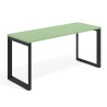 mesa de escritorio 100x60 verde talco delta mesa individual fondo 60cm recto 1