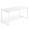 mesa de escritorio 120x80 blanco mate delta mesa individual fondo 80cm recto 1