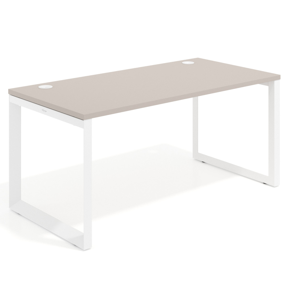 mesa de escritorio 100x80 gris coco delta mesa individual fondo 80cm recto 1