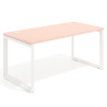 mesa de escritorio 100x80 rosa nube delta mesa individual fondo 80cm recto 1