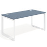 mesa de escritorio 100x80 azul talco delta mesa individual fondo 80cm recto 1