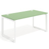 mesa de escritorio 100x80 verde talco delta mesa individual fondo 80cm recto 1