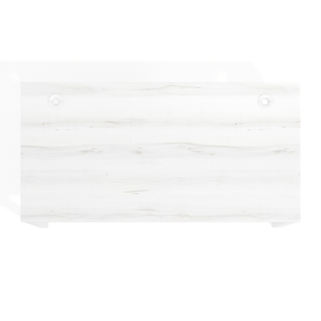 Mesa de escritorio Delta, fondo 80cm, estructura blanca