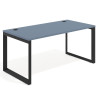 mesa de escritorio 100x80 azul talco delta mesa individual fondo 80cm recto 1