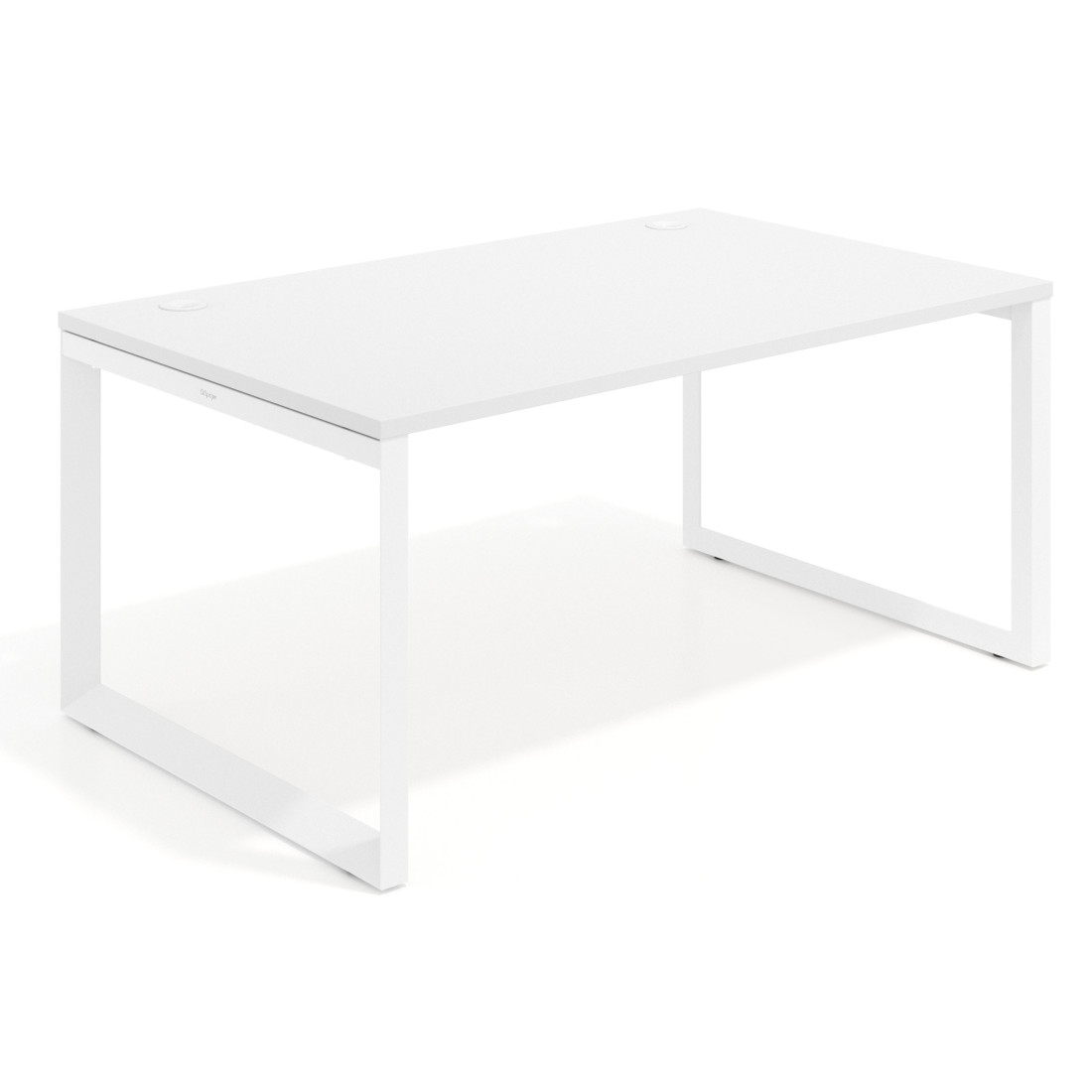 mesa de direccion 160x100 blanco mate delta mesa individual fondo 100cm recto 1