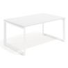 mesa de direccion 100x100 blanco mate delta mesa individual fondo 100cm recto 1