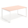 mesa de direccion 100x100 rosa nube delta mesa individual fondo 100cm recto 1