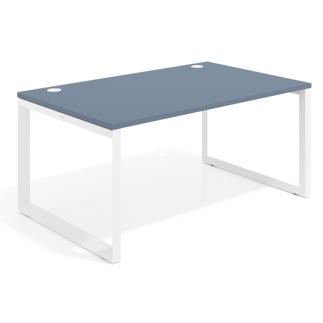 mesa de direccion 100x100 azul talco delta mesa individual fondo 100cm recto 1