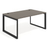 mesa de direccion 100x100 etna delta mesa individual fondo 100cm recto 1