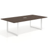 mesa co working 220x126 mistral delta mesa de reuniones fondo 126cm recto 1