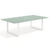 mesa co working 220x126 iris delta mesa de reuniones fondo 126cm recto 1