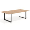 mesa co working 220x126 siroco delta mesa de reuniones fondo 126cm recto 1