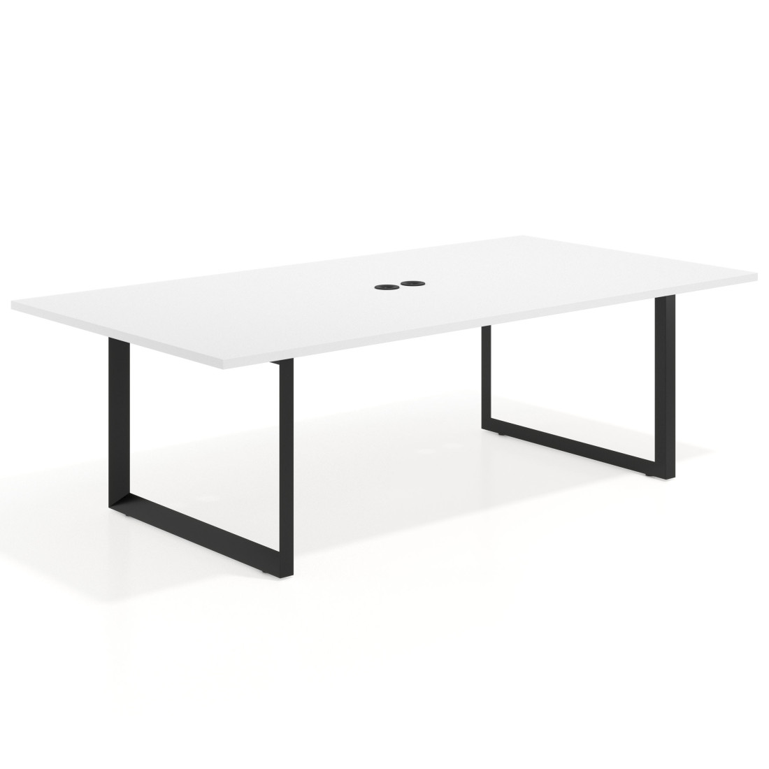 mesa co working 220x126 blanco mate delta mesa de reuniones fondo 126cm recto 1