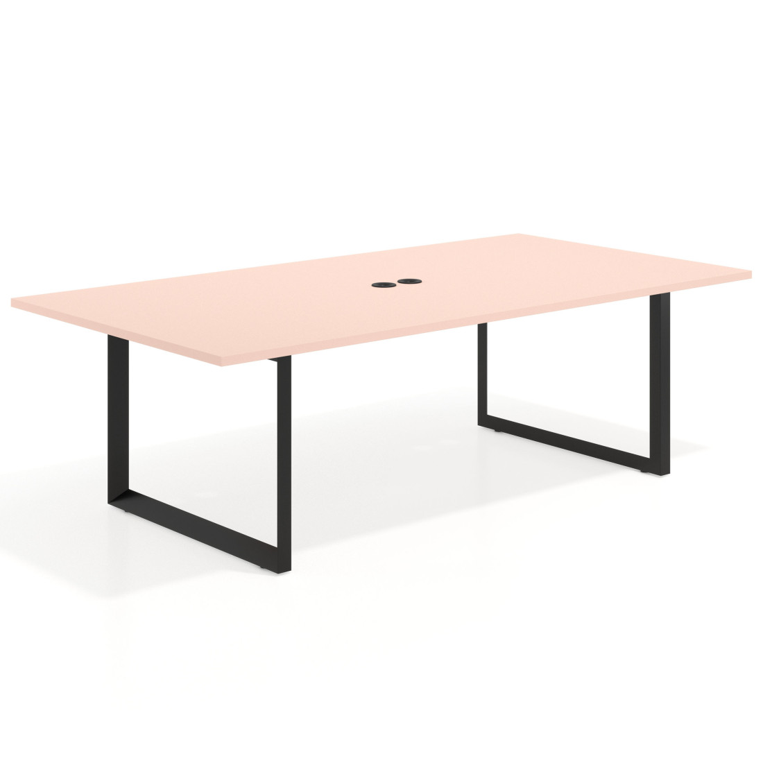 mesa co working 220x126 rosa nube delta mesa de reuniones fondo 126cm recto 1