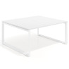 mesa co working 140x142 blanco mate delta mesa coworking fondo 142cm recto 1