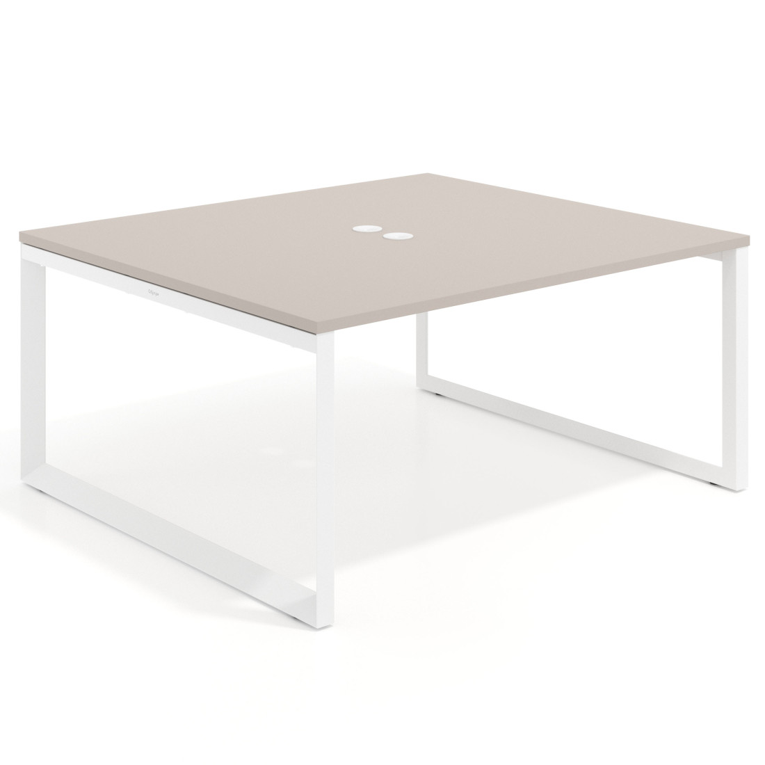 mesa co working 120x142 gris coco delta mesa coworking fondo 142cm recto 1