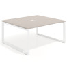 mesa co working 120x142 gris coco delta mesa coworking fondo 142cm recto 1