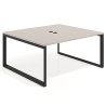 mesa co working 120x142 gris coco delta mesa coworking fondo 142cm recto 1