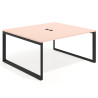 mesa co working 120x142 rosa nube delta mesa coworking fondo 142cm recto 1