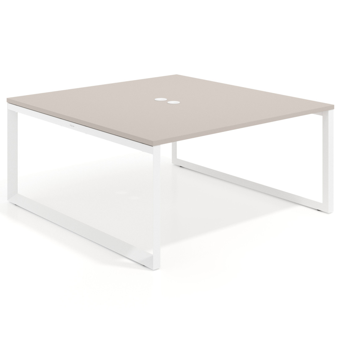 mesa co working 120x166 gris coco delta mesa coworking fondo 166cm recto 1
