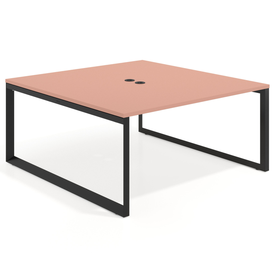 mesa co working 140x166 rosa talco delta mesa coworking fondo 166cm recto 1
