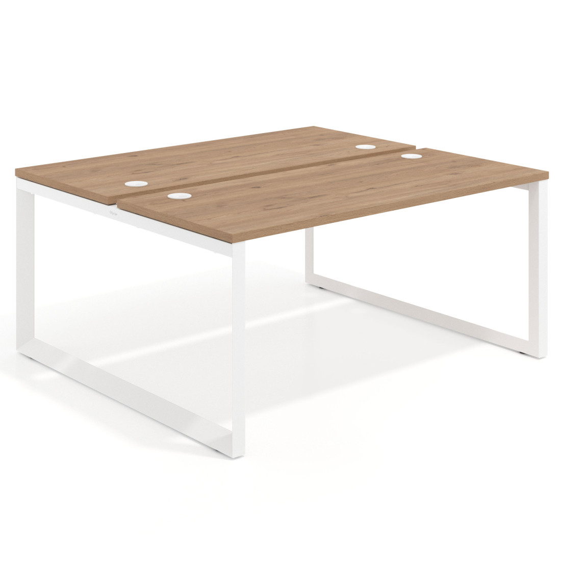 mesa multipuesto 100x142 naturale delta mesa bench fondo 142cm recto 1