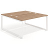 mesa multipuesto 100x166 naturale delta mesa bench fondo 166cm recto 1