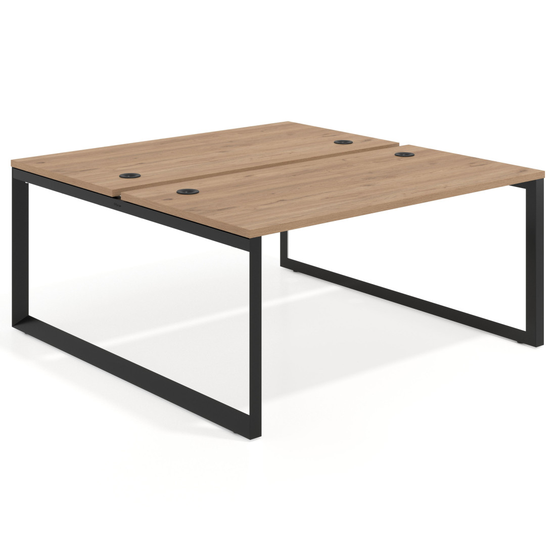 mesa multipuesto 100x166 naturale delta mesa bench fondo 166cm recto 1
