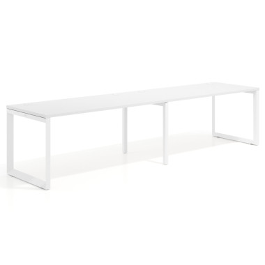 Mesa progresiva doble, fondo 80cm