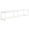 mesa multipuesto 200x80 blanco mate delta mesa progresiva doble fondo 80cm recto 1