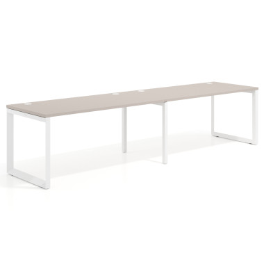 Mesa progresiva doble, fondo 80cm