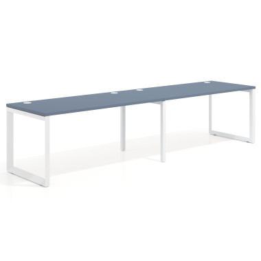 Mesa progresiva doble, fondo 80cm