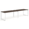 mesa multipuesto 200x80 mistral delta mesa progresiva doble fondo 80cm recto 1