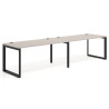 mesa multipuesto 200x80 gris coco delta mesa progresiva doble fondo 80cm recto 1