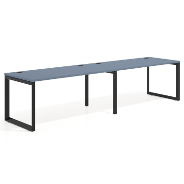 Mesa progresiva doble, fondo 80cm