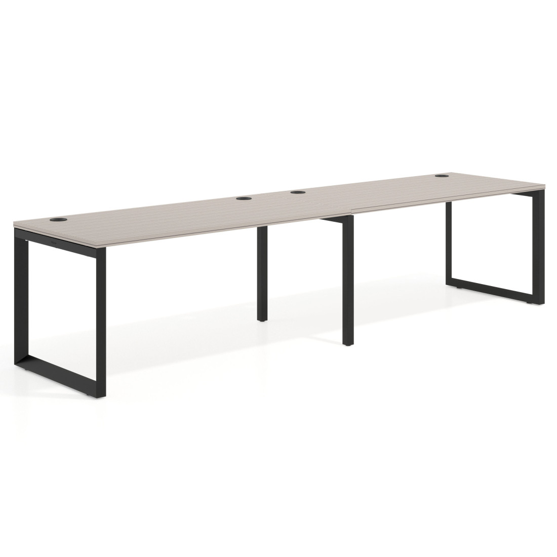 mesa multipuesto 200x80 rayado coco delta mesa progresiva doble fondo 80cm recto 1