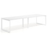 mesa multipuesto 200x100 blanco mate delta mesa progresiva doble fondo 100cm recto 1