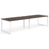 mesa multipuesto 200x100 mistral delta mesa progresiva doble fondo 100cm recto 1