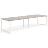 mesa multipuesto 200x100 rayado coco delta mesa progresiva doble fondo 100cm recto 1