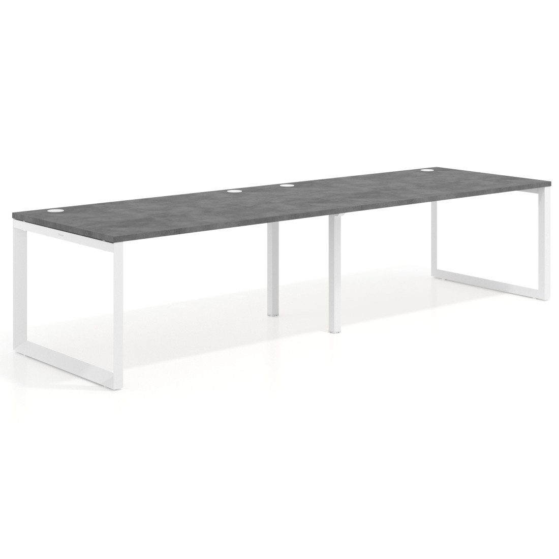mesa multipuesto 200x100 cemento delta mesa progresiva doble fondo 100cm recto 1