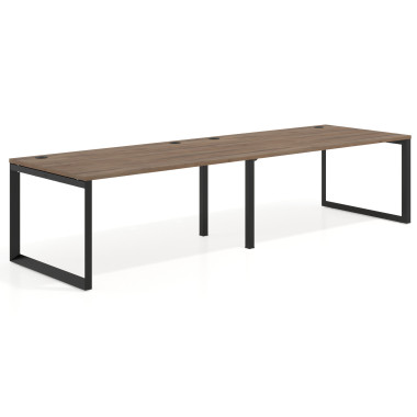 Mesa progresiva doble, fondo 100cm