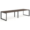 mesa multipuesto 200x100 mistral delta mesa progresiva doble fondo 100cm recto 1